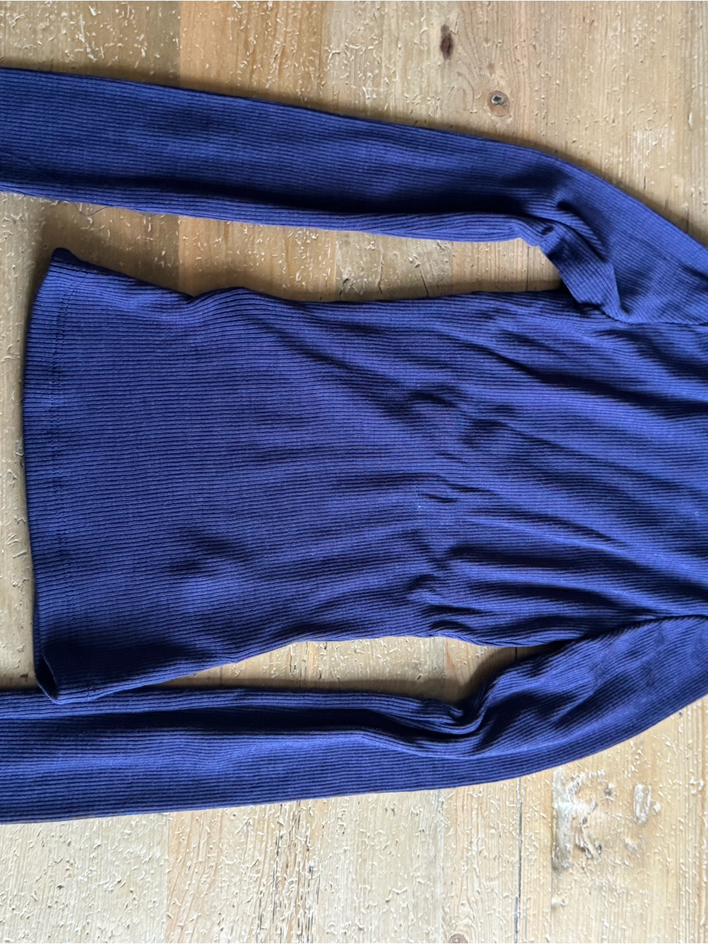 Kookai Navy Emmett Merino Wool Top — image 5 of 6